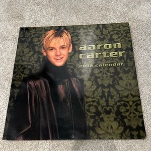 AARON CARTER 2002 Calendar Not Used